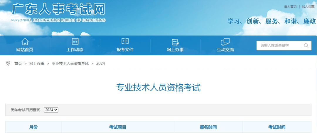 下半年广东省的软考报名时间为:2024年8月21日至29日