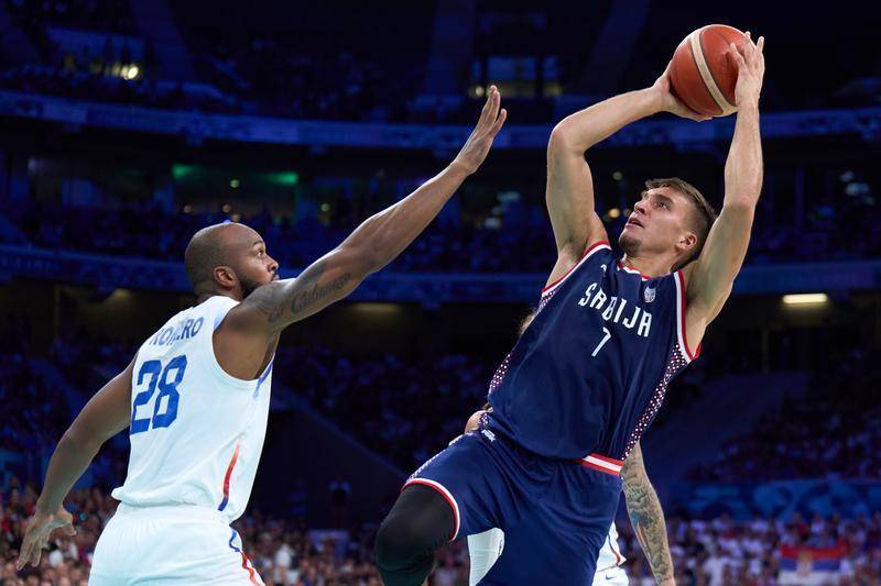 巴黎奥运会丨篮球——男子小组赛:塞尔维亚队胜波多黎各队