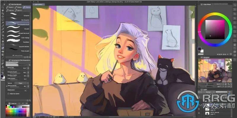 Clip Studio Paint EX漫画插画绘制软件V3.1.0版_工具_支持_动画