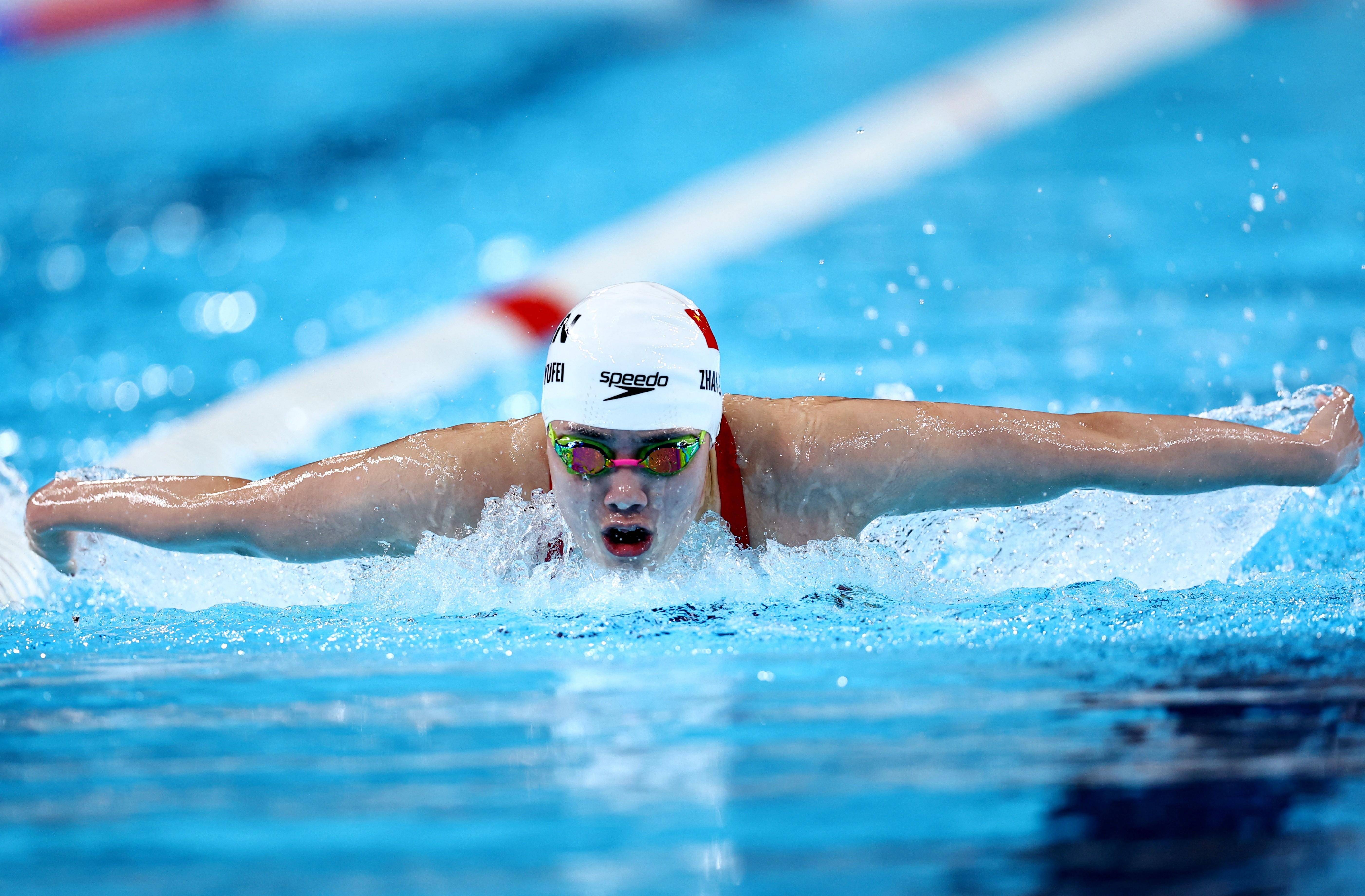 中国游泳混接同样破了世界纪录 只落后美国队0.12秒