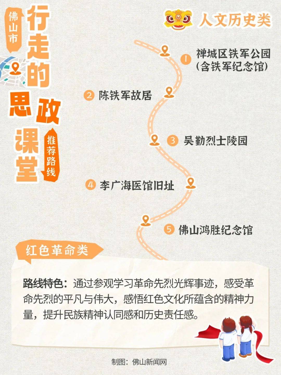 3大课程类别,6条实践路线!佛山市打造"行走的思政课堂"