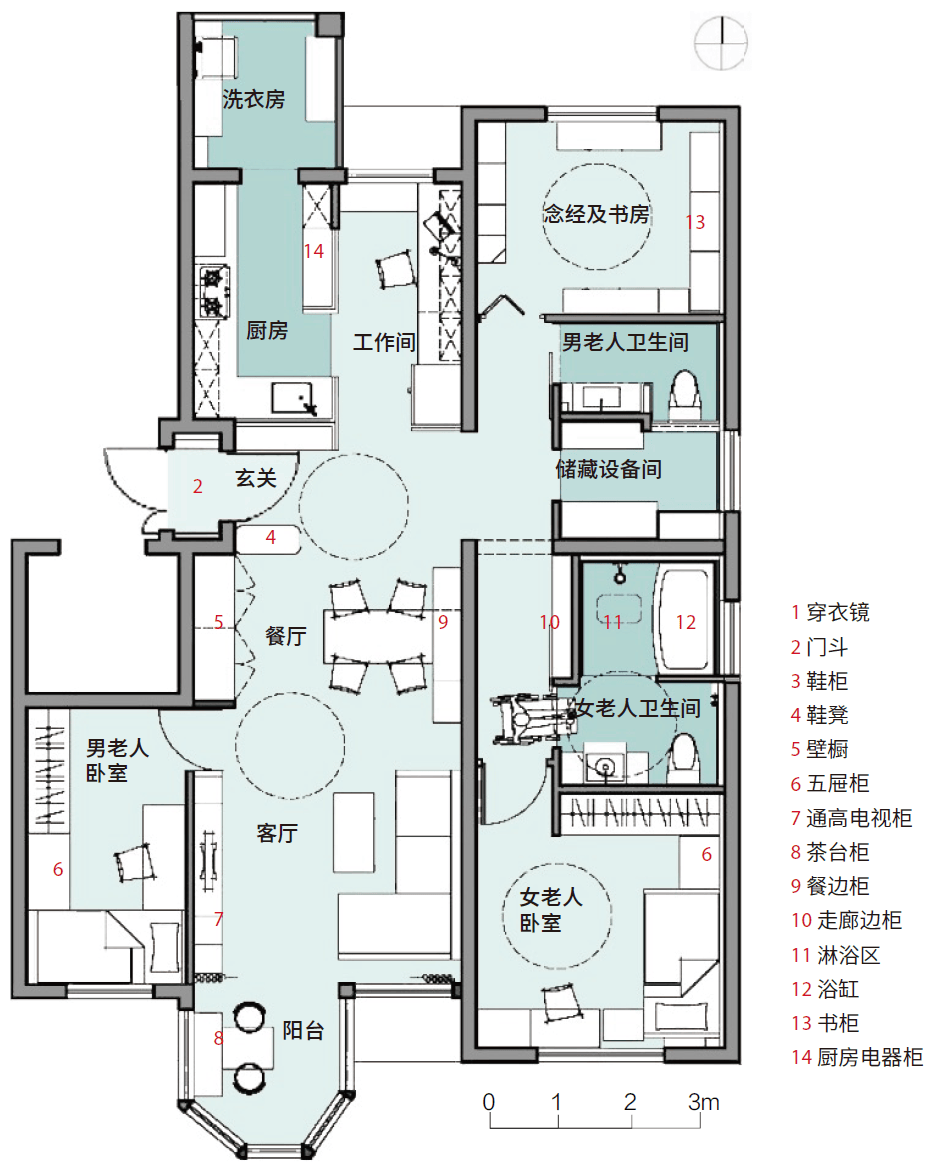 门市房改住宅设计图图片