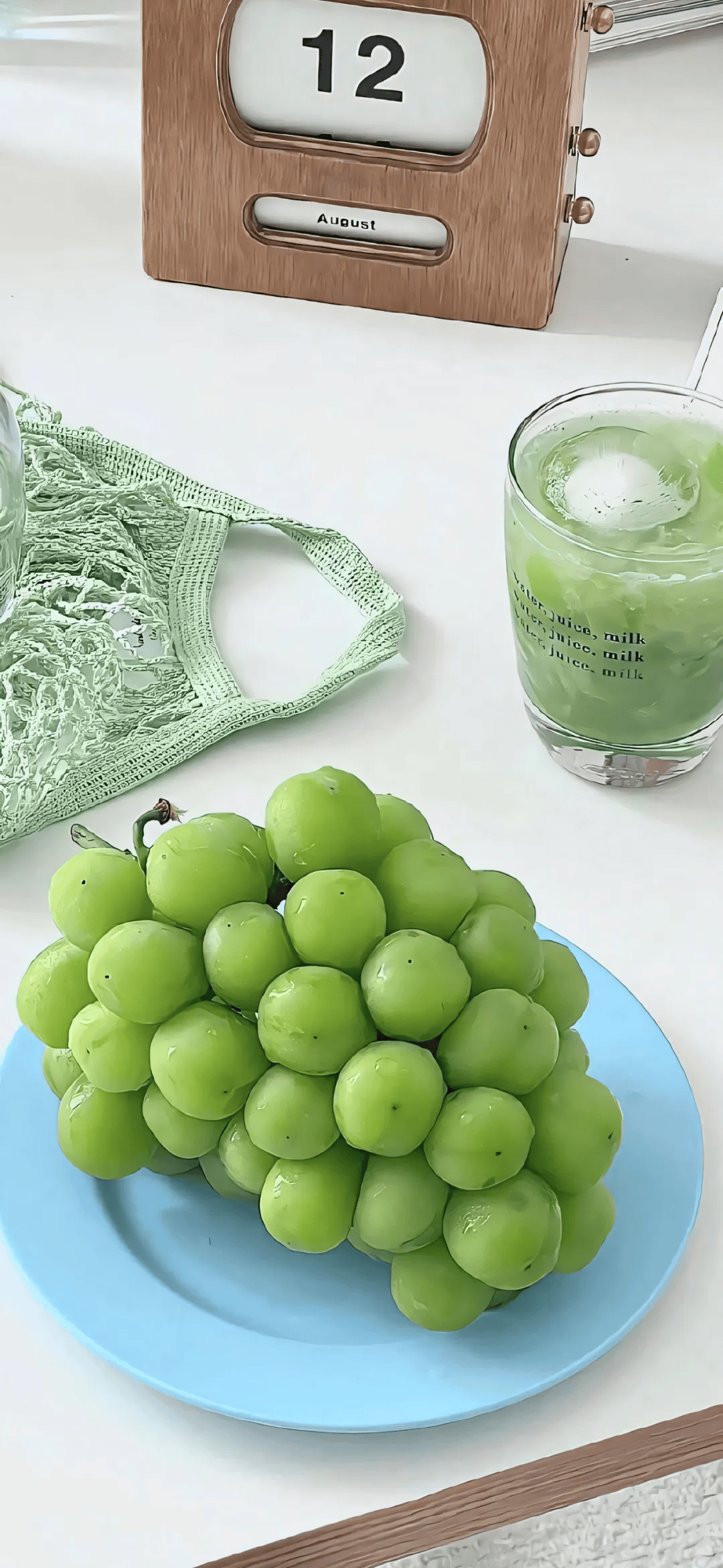 壁纸 | 夏日薄荷绿全面屏壁纸 676767