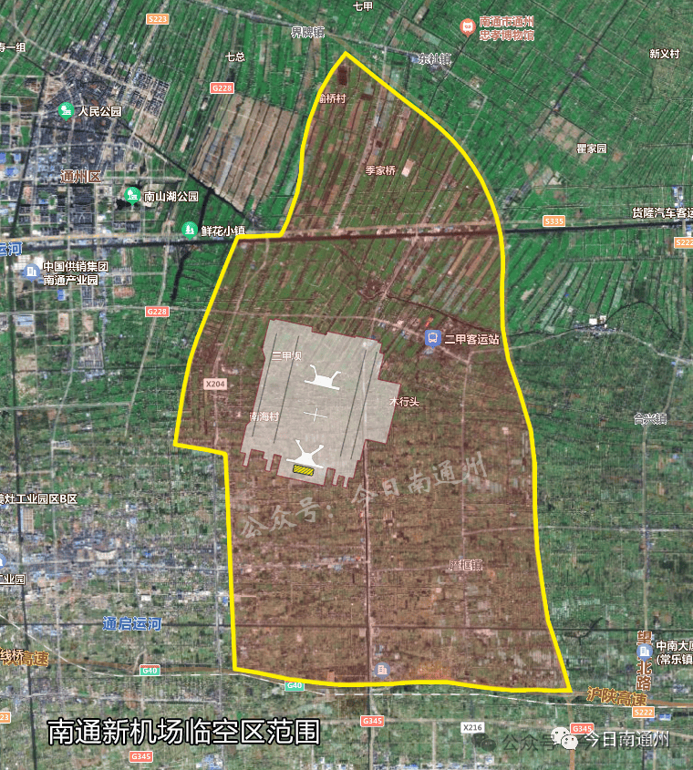 南通新机场最新规划图图片