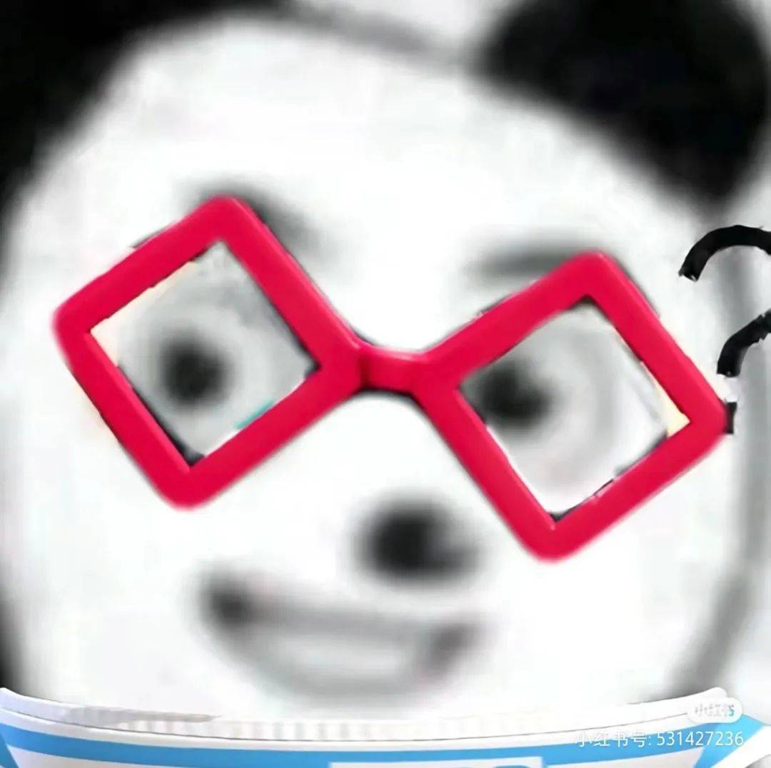 熊猫头表情包:小语k抽象龙图表情包