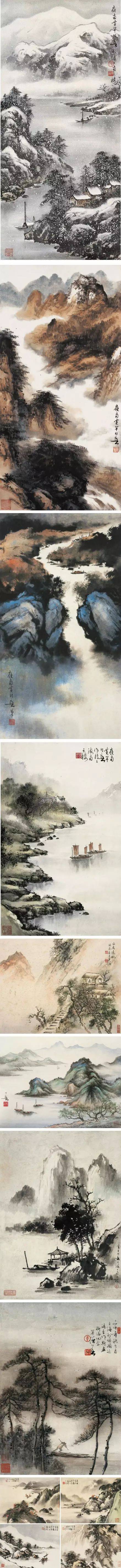 黄幻吾山水画作品图片图片