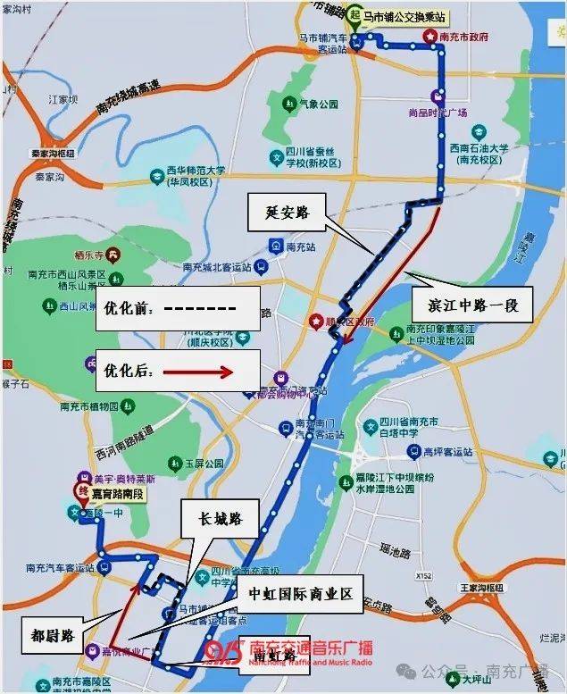 南充32路公交车路线图图片