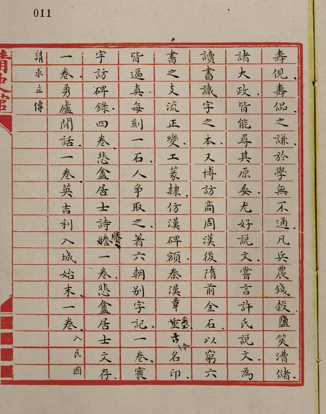 清代小楷抄本《赵之谦列传》台北故宫博物院藏