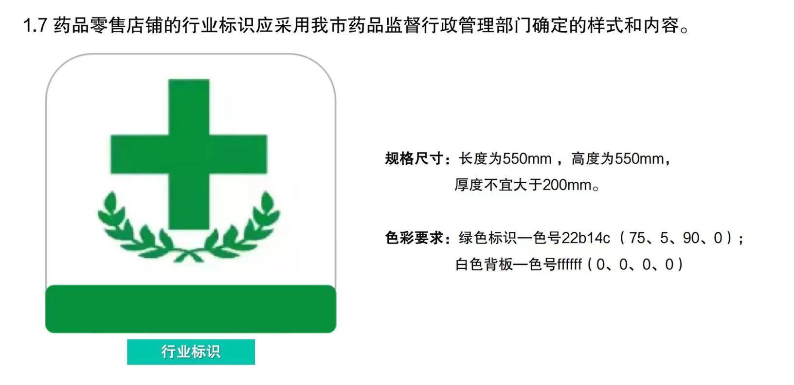 统一规范新规征求意见!北京:药店应悬挂"绿十字"灯箱