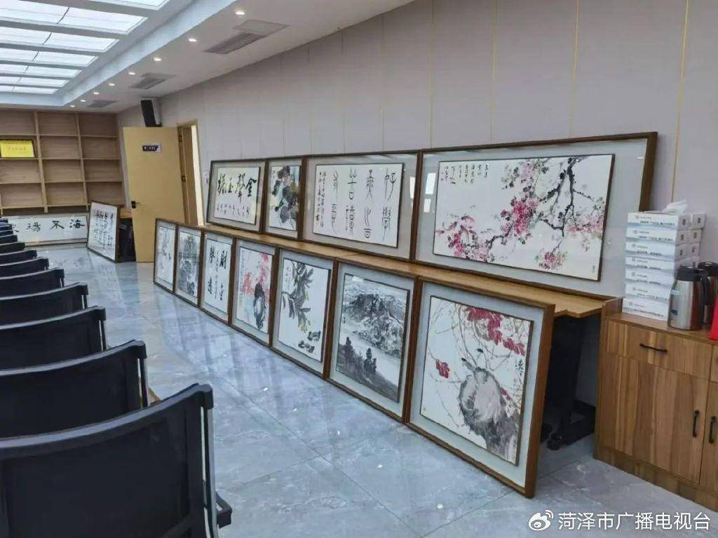 书画展厅布置方案图片