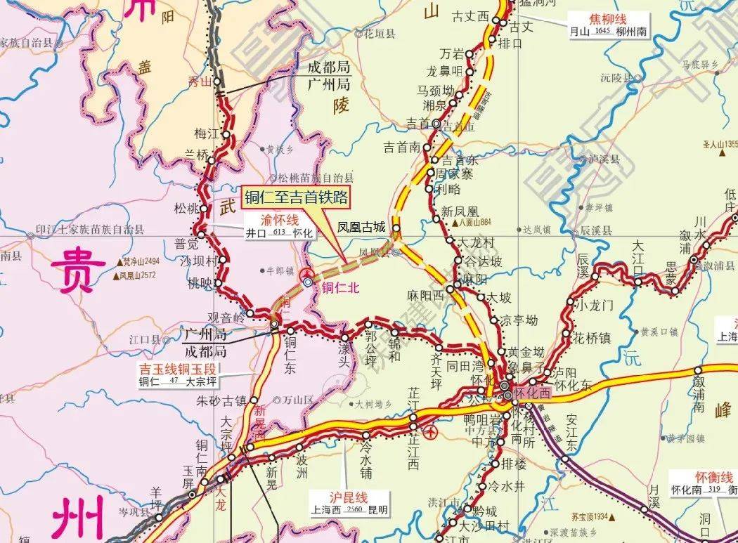 铜九高铁线路图图片