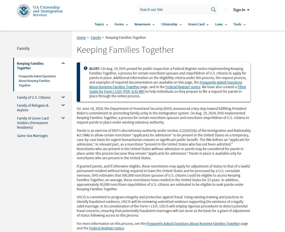 重磅！美国公民无证配偶及子女可直接在美申请绿卡！_搜狐网