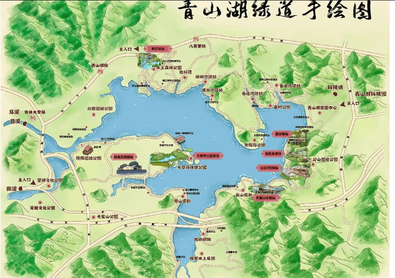 青山湖科技城地图图片