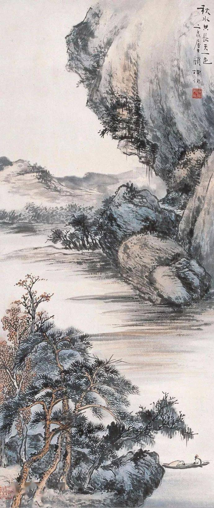 著名画家顾坤伯国画作品欣赏