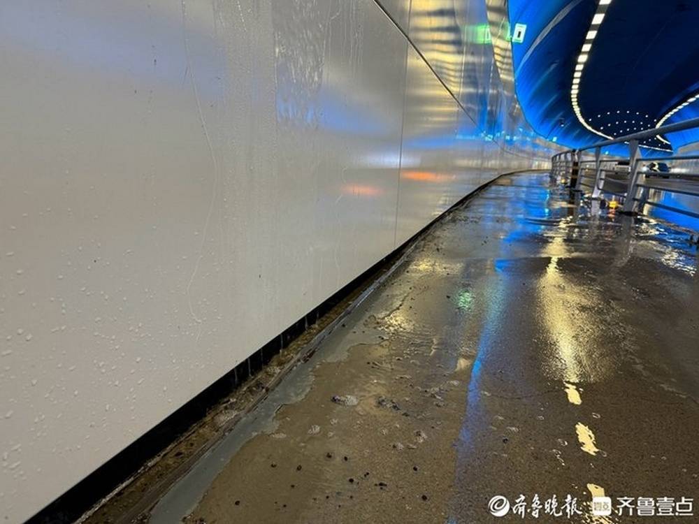 济南开元隧道出现漏水?相关部门:山体积水所致,已紧急抢修