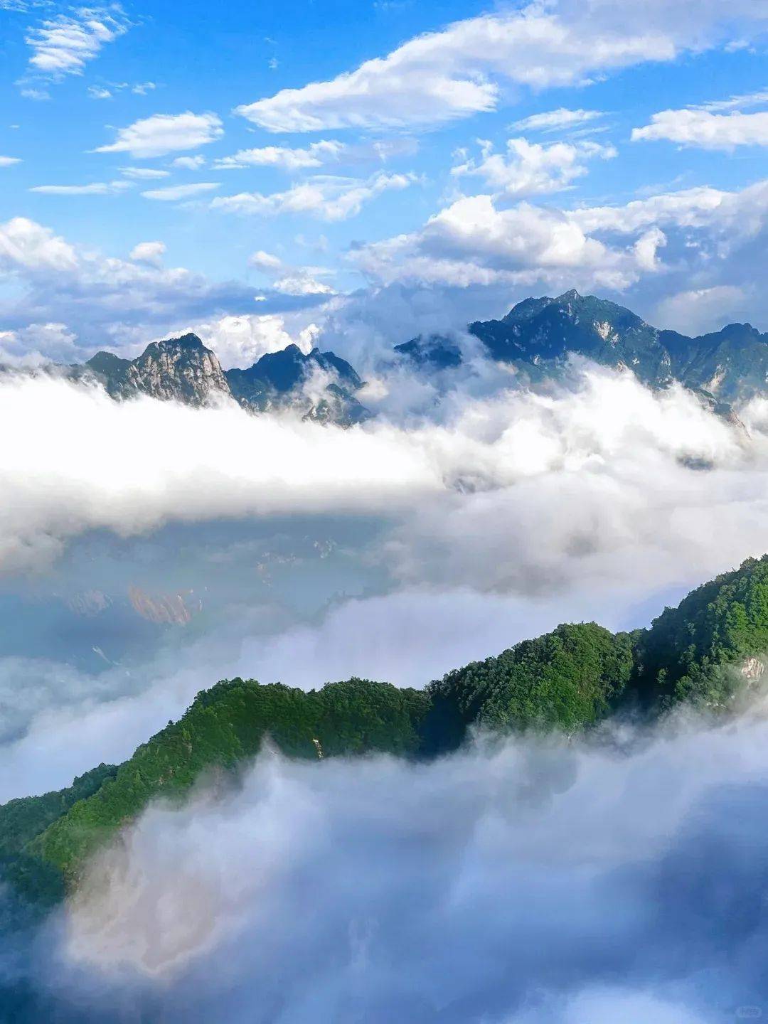 夜爬登顶秦岭"小华山",游历龙脊俯瞰秦川!追寻绝美日出云海!
