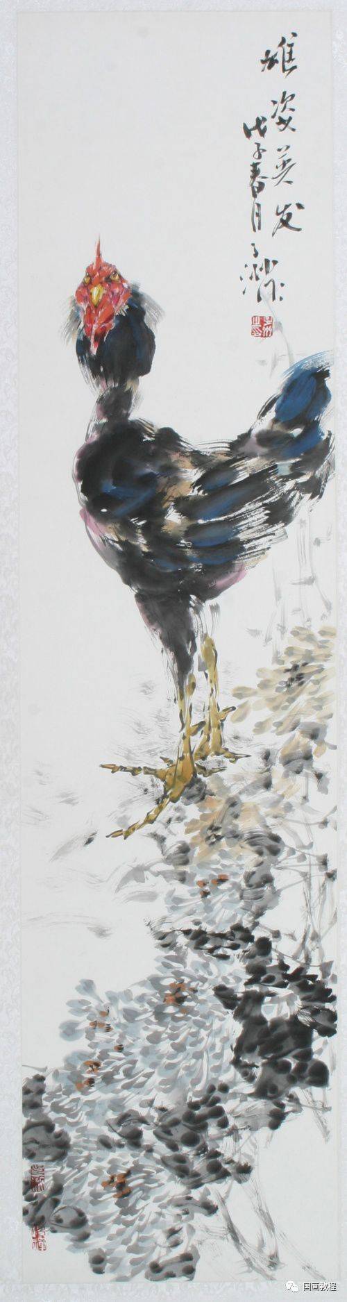 这位画鸡好生猛!