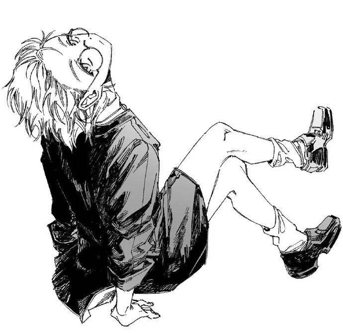 黑白线稿带来的视觉冲击!这需要一键收藏,初学者临摹素材福音-7.game