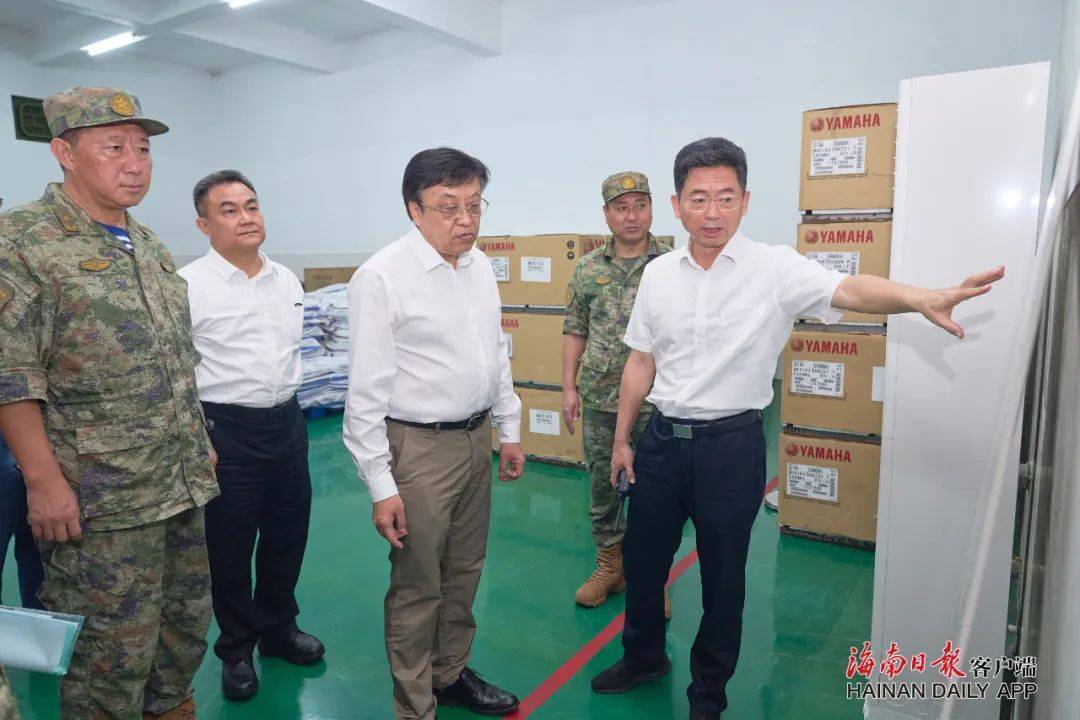 超强台风"摩羯"来袭,海南省委书记接连赴文昌,海口检查防御工作