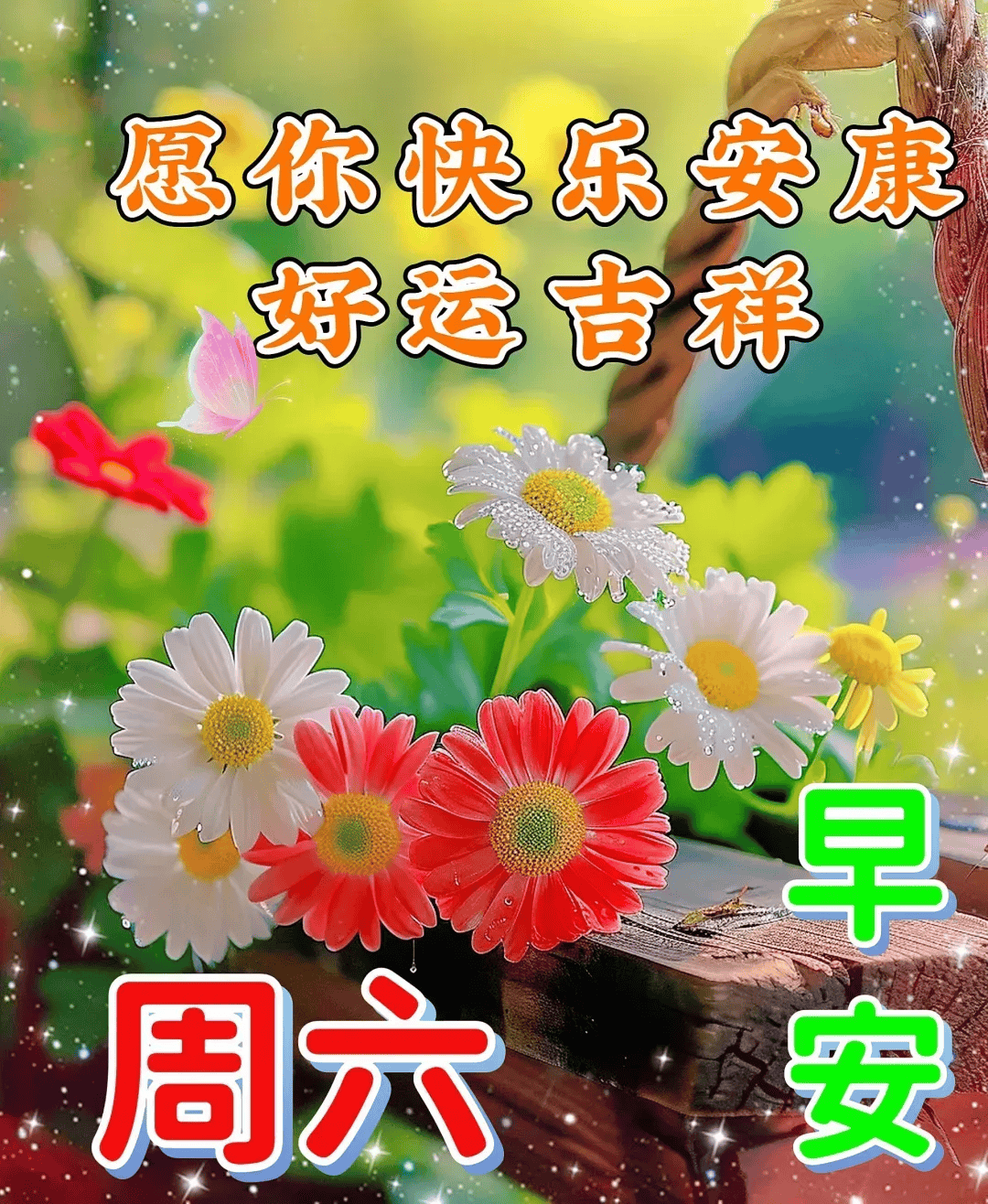 7最新版最美周六早安问候祝福语大全!清晨起来笑一笑,一切烦恼全忘悼!