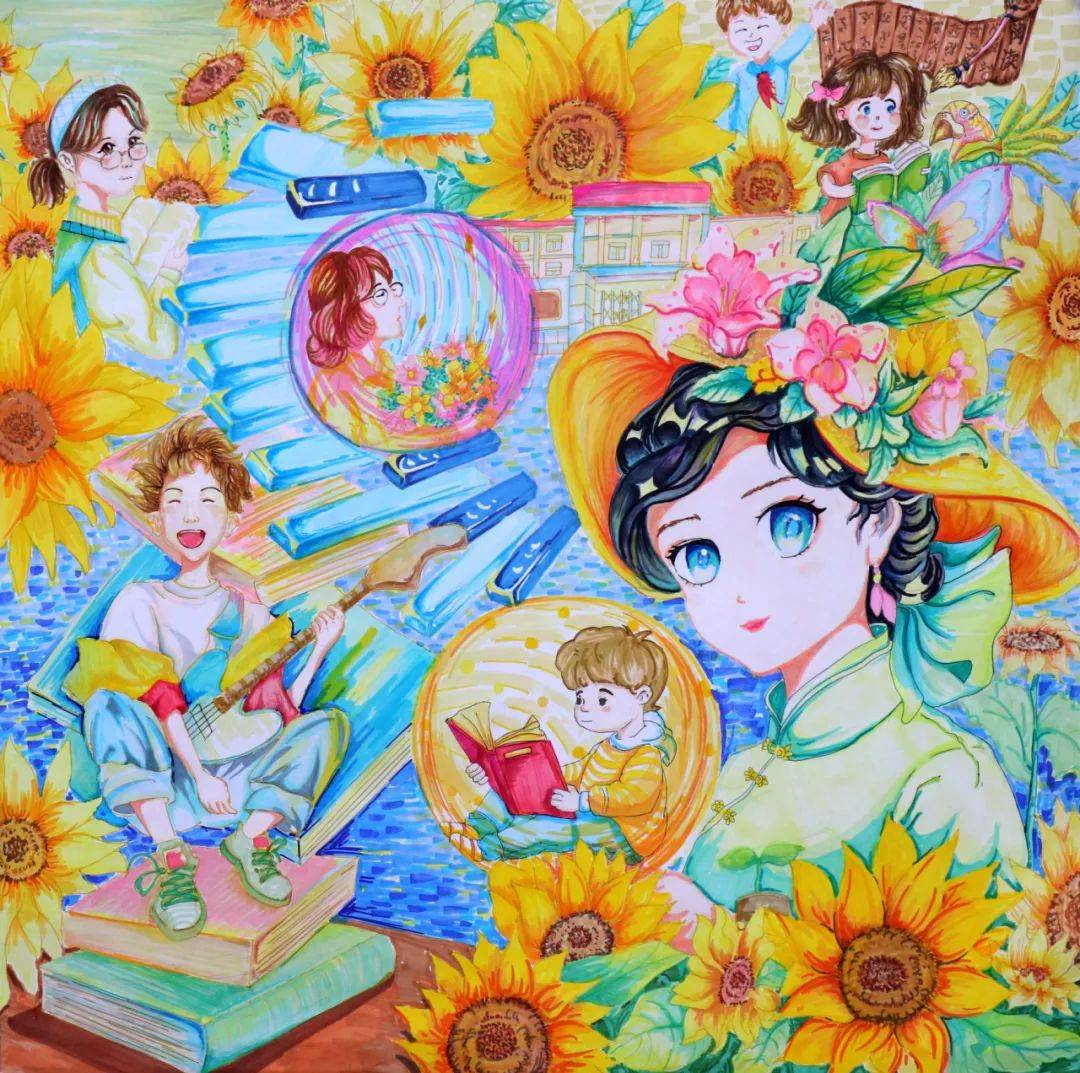 区中小学优秀美术作品展 | 小学组:把天真烂漫描绘成美好,送给亲爱的