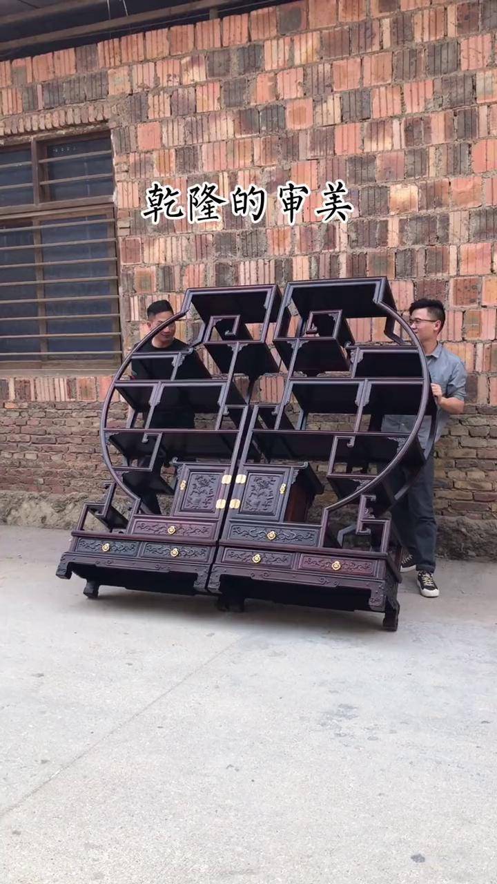 红木家具古典家具装修博古架