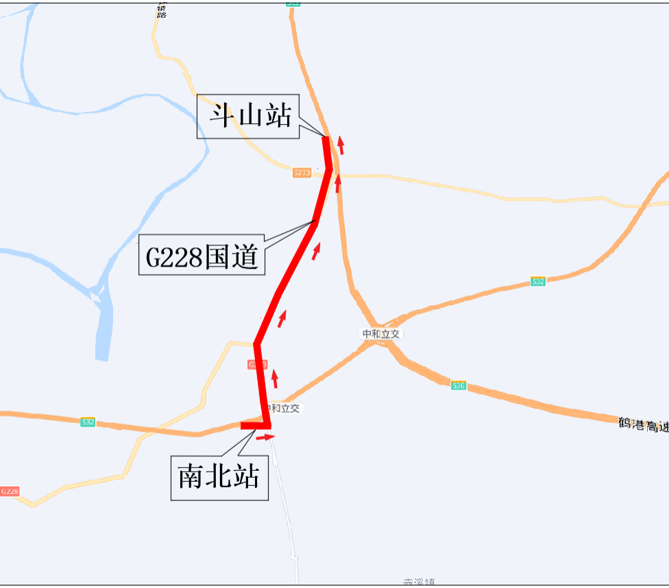 中开高速线路图江门图片