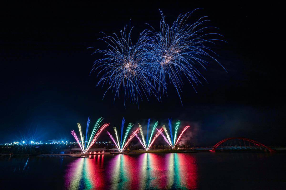 沔阳小镇烟花活动举办地沔阳小镇景区是国家级4a景区,由湖北文旅集团