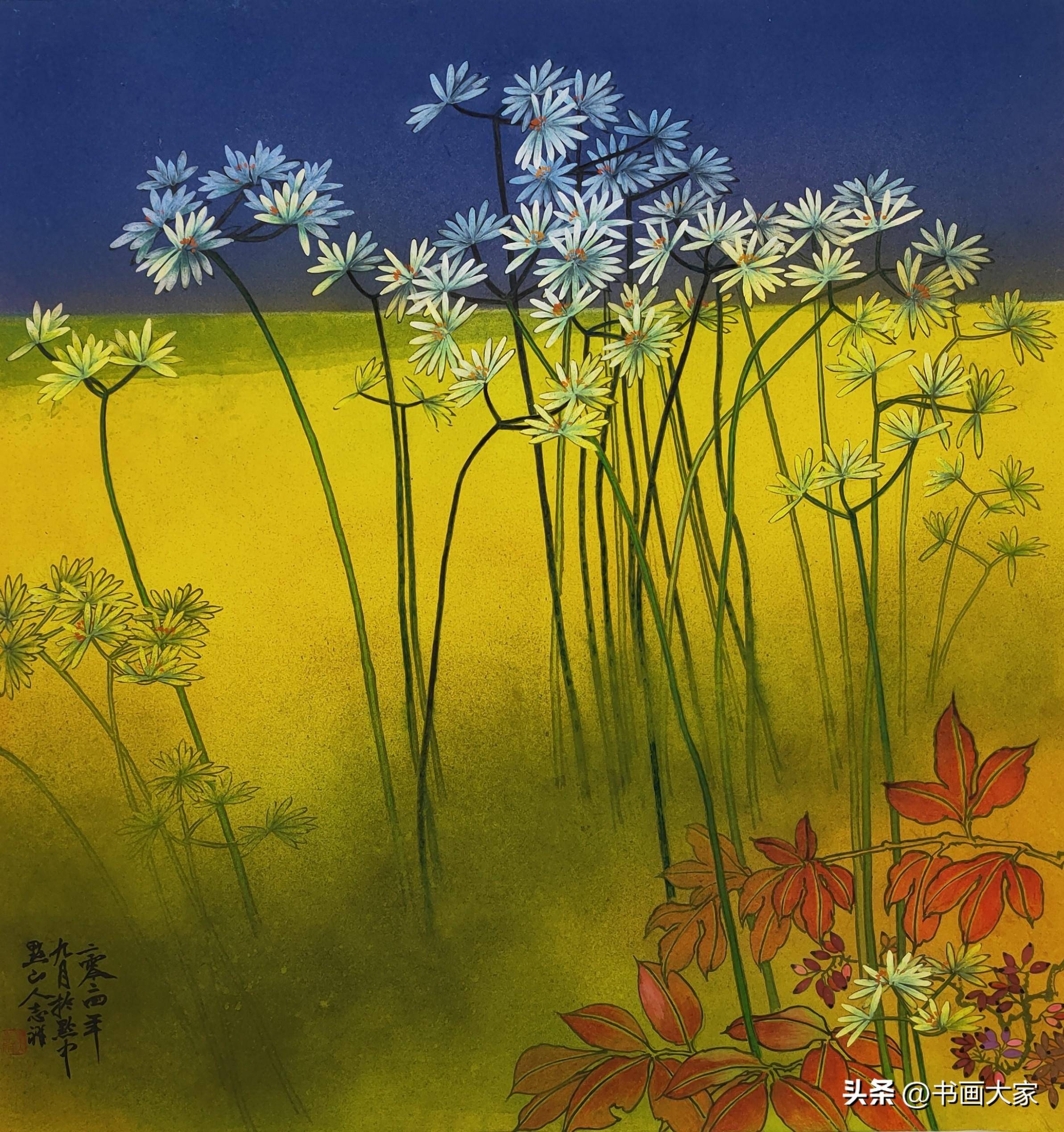 生命的光辉一一河北美院吴志祥教授现代重彩画作品欣赏