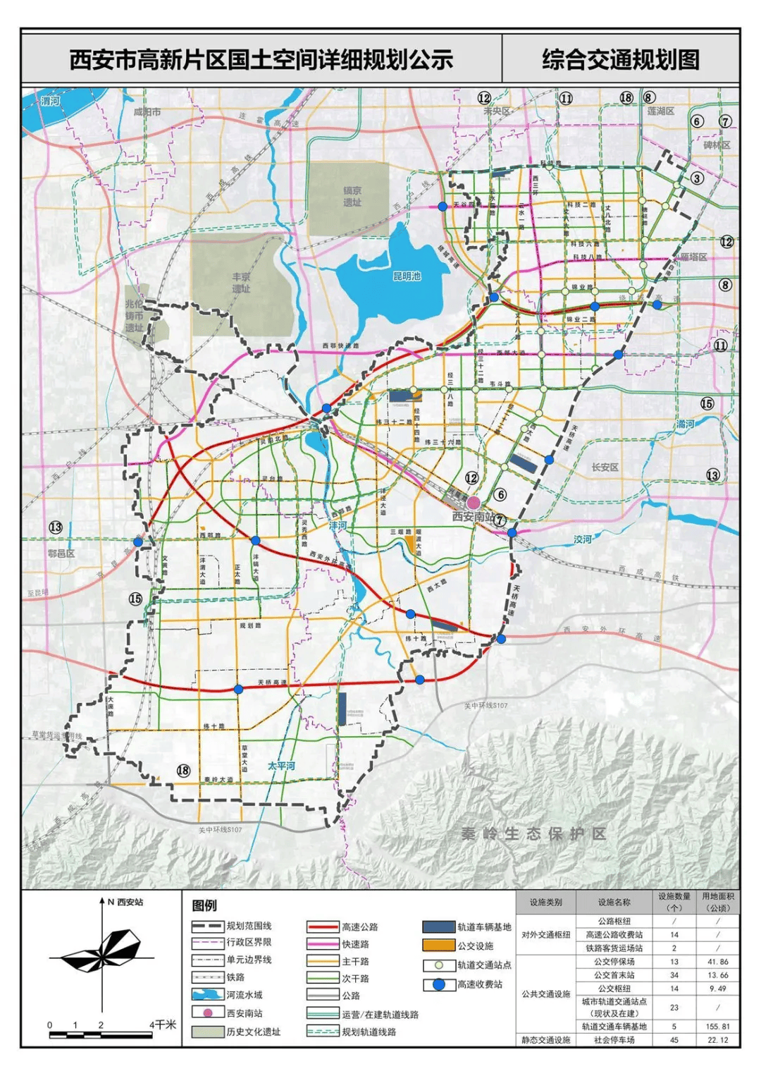 西安高新规划图最新版图片