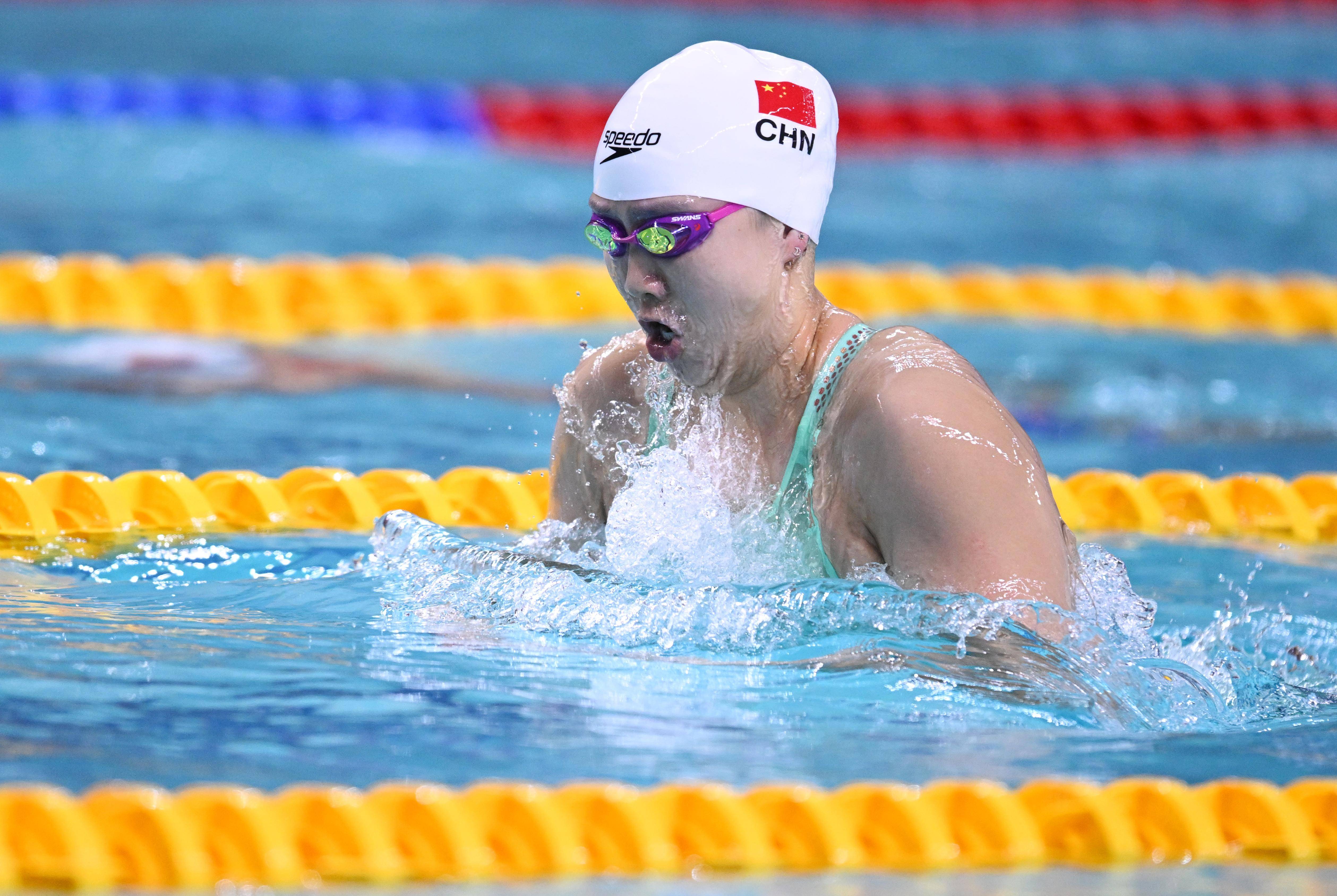 全国游泳锦标赛:唐钱婷获女子50米蛙泳冠军