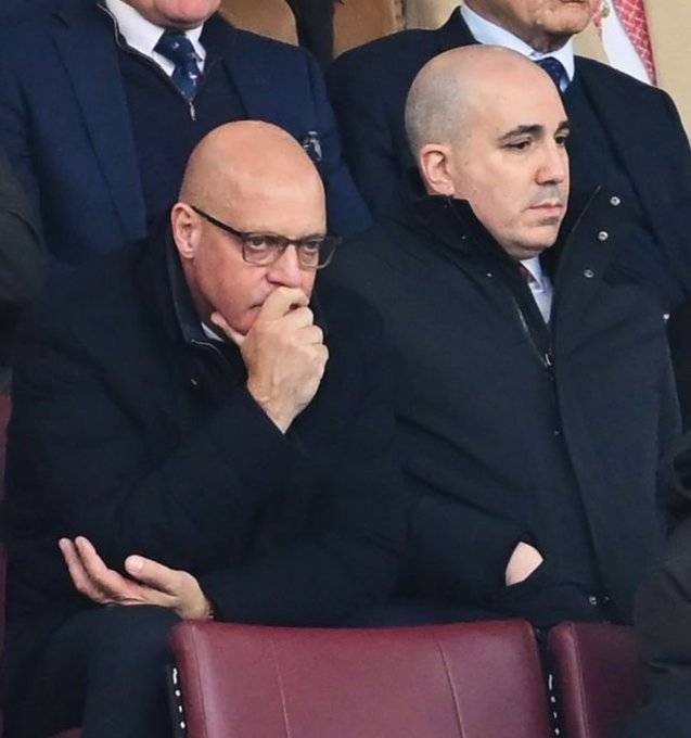 左:英力士体育总监大卫-布雷斯福德 右:曼联ceo奥马尔-贝拉达