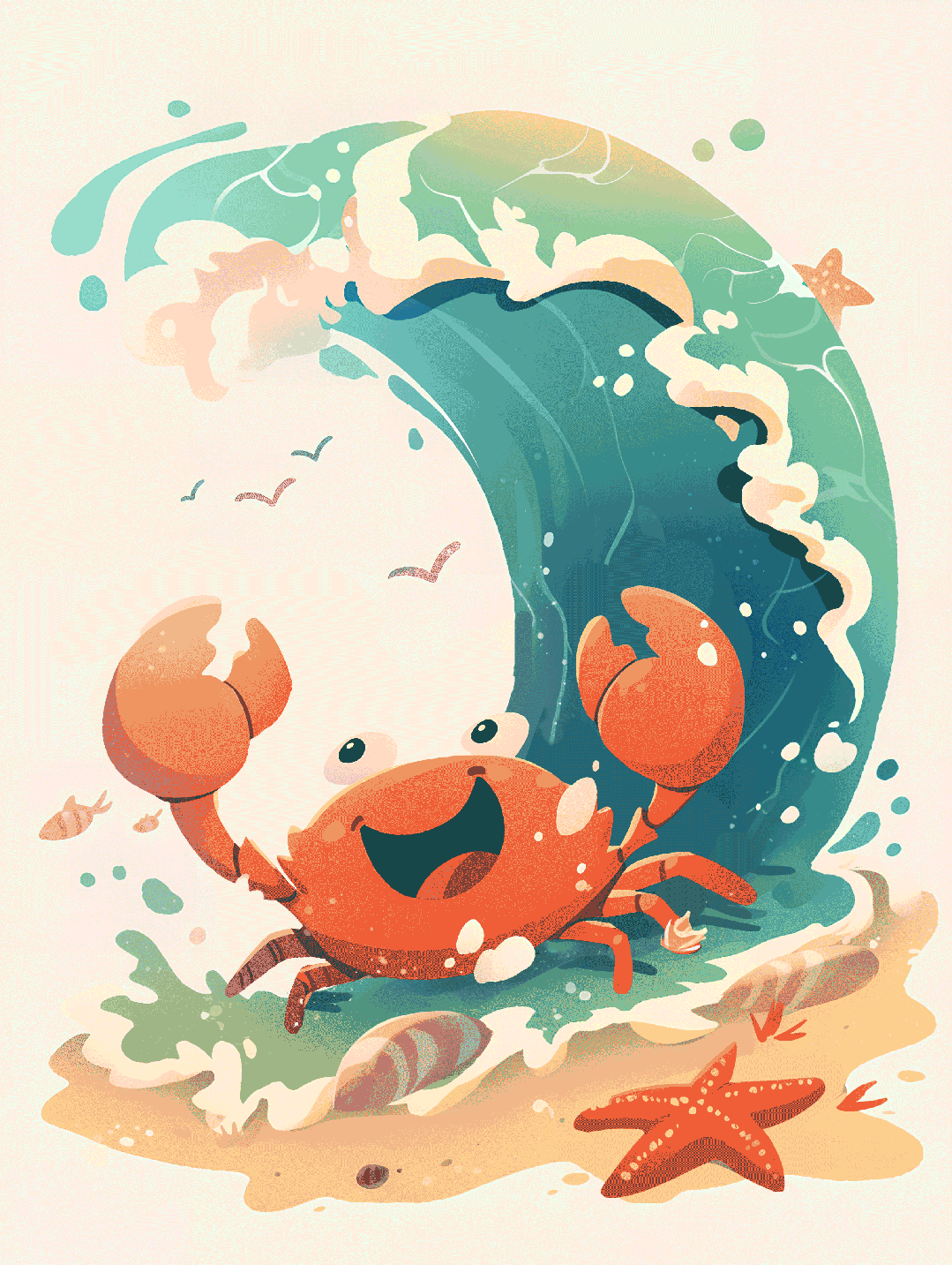 在大连,初秋的快乐是赶海给的!