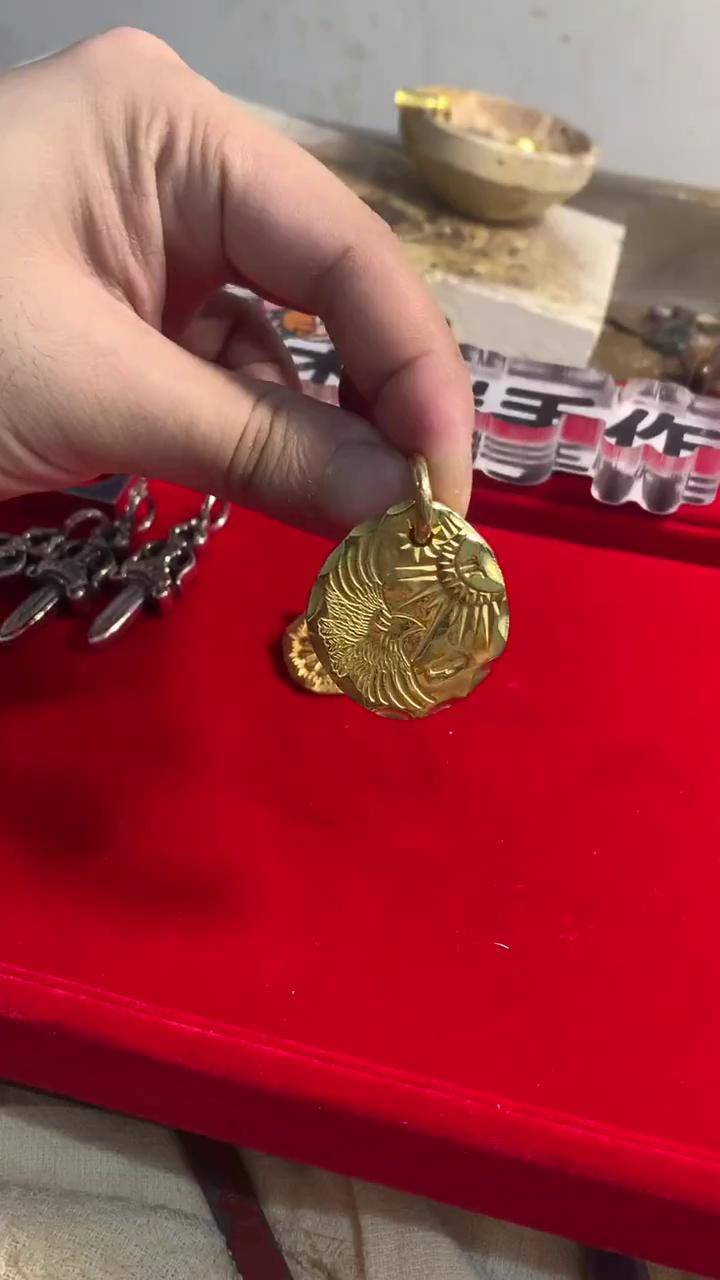 一定要细腻黄金 鞍山 古法黄金 沈阳 挂饰挂件 金饼 印第安银饰 黄金