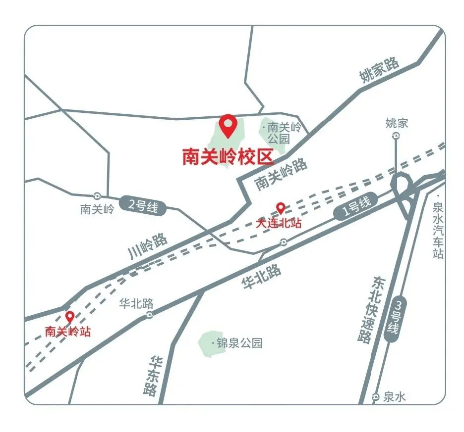 大连职业技术学院地图图片