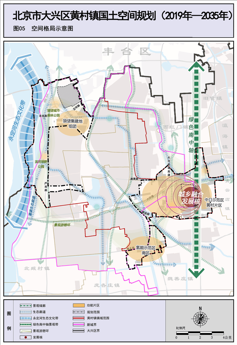 已批复!大兴黄村镇国土空间规划公布