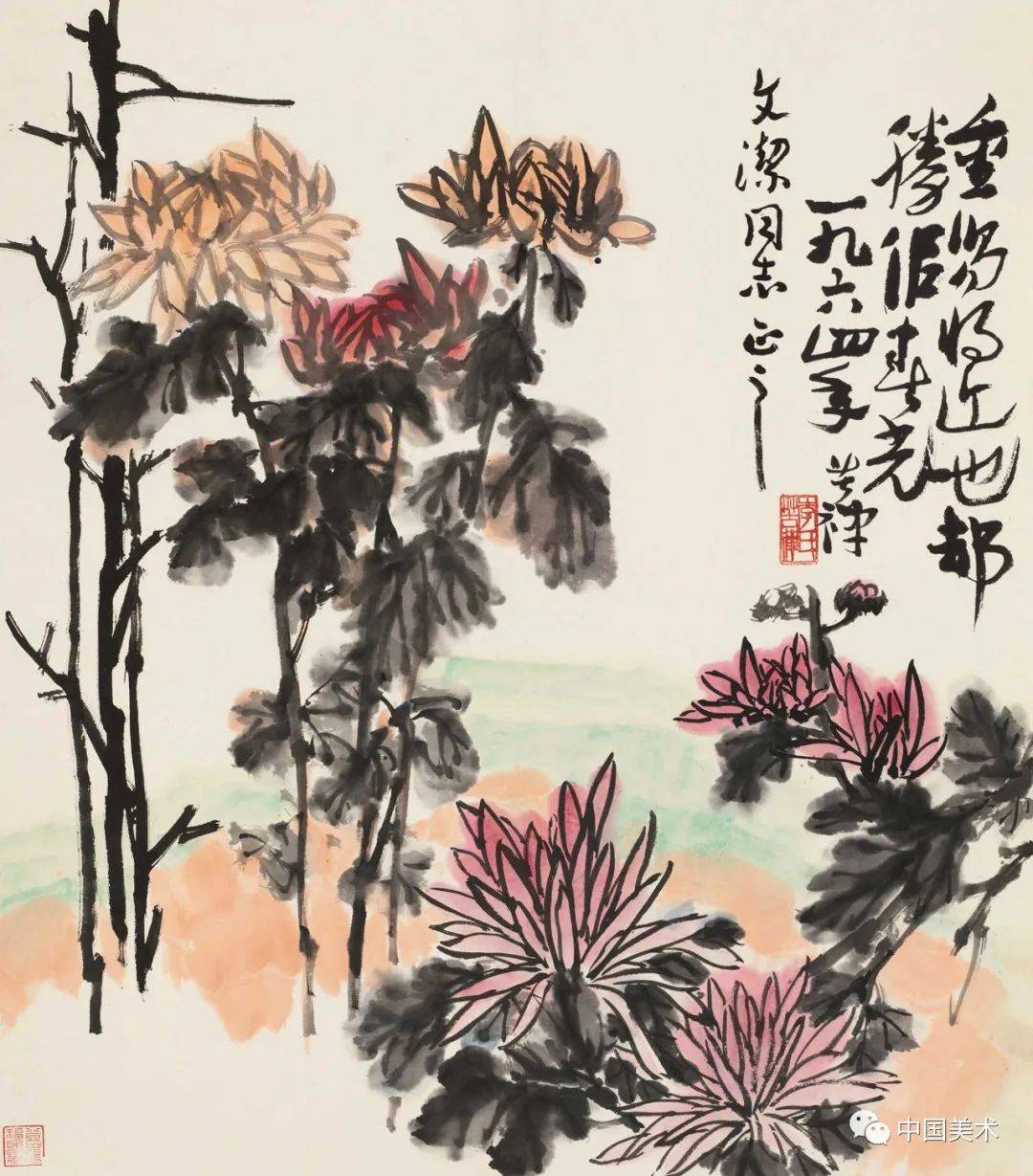 历代大师画菊:菊残犹有傲霜枝!