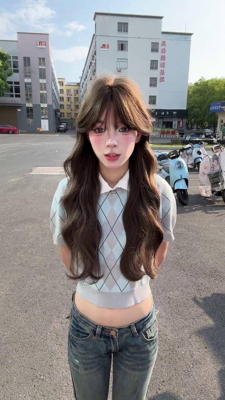 假发 水波纹 大波浪卷发 羊毛卷 秋季新款 中秋节到了真的不来一个水