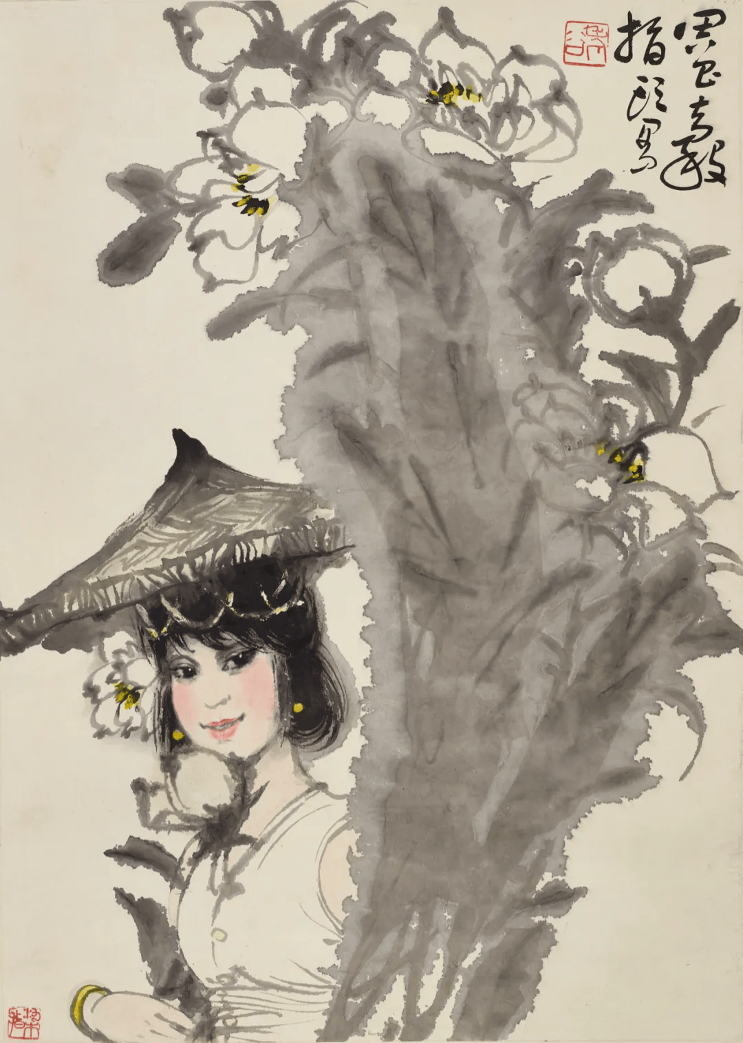 周昌谷 人物 中国画中国国家画院藏刘旦宅 洪谷图真 中国画中国国家