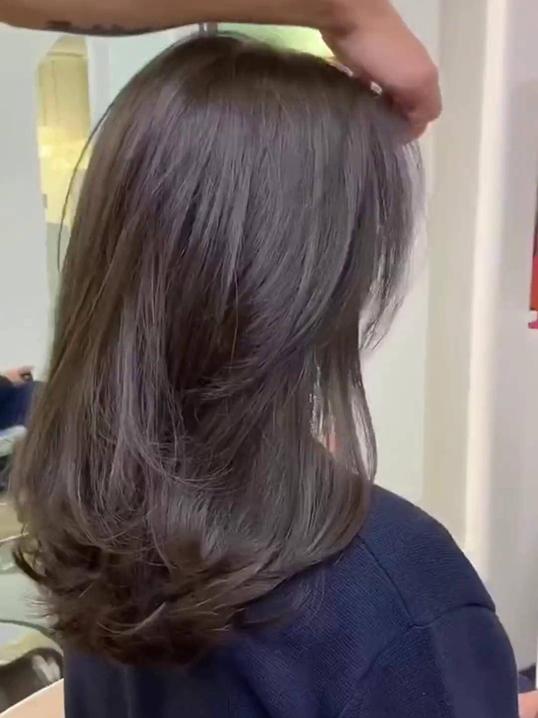 锁骨发气垫烫慵懒风最减龄瘦脸锁骨发烫发适合圆脸方脸东赫老师显脸小