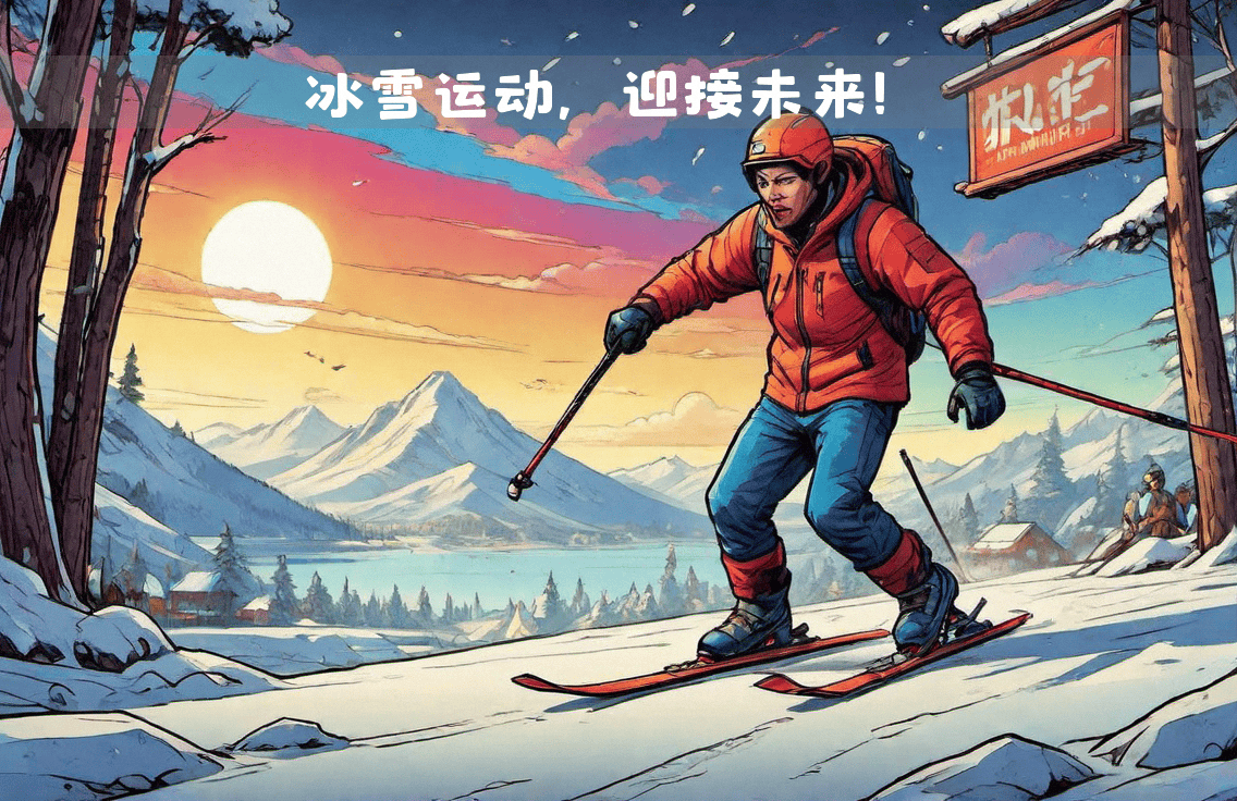 冰雪运动宣传图片图片