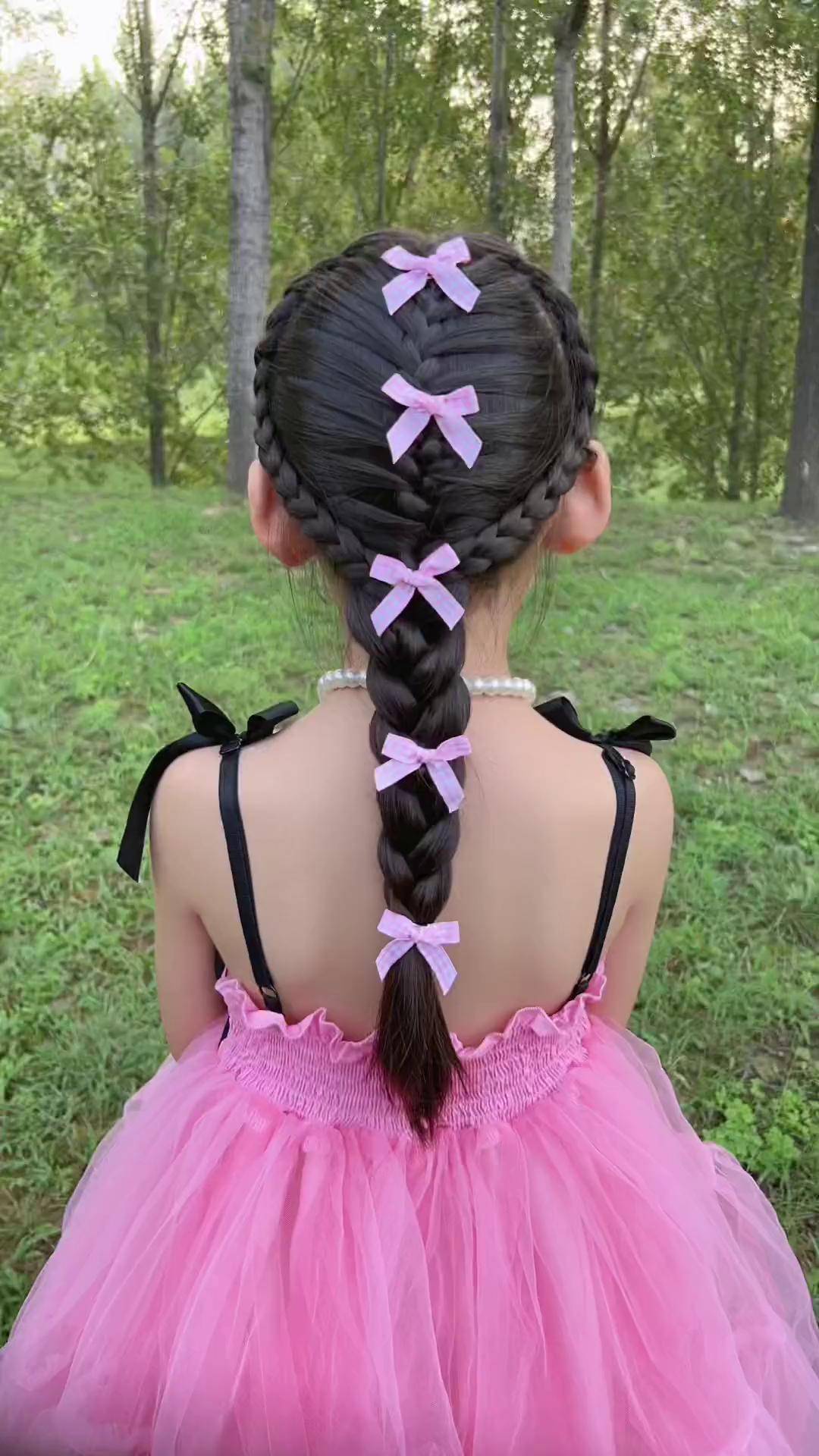 穿公主裙这样扎辫子都夸好看儿童编发 编发教程 简单好看发型 小辫