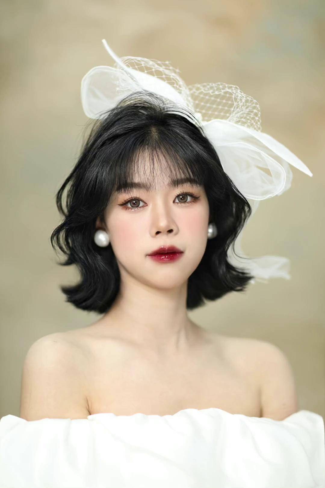 时尚短发新娘造型教程chidimakeup 沈阳化妆造型培训 时尚新娘 美妆