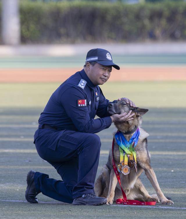 北京市警犬基地的队长图片