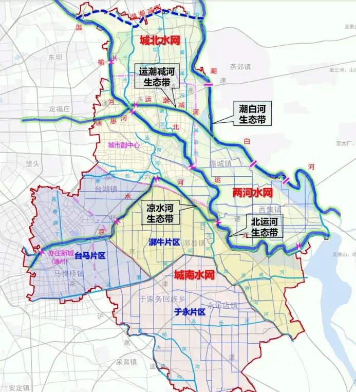 通州永顺镇地图图片