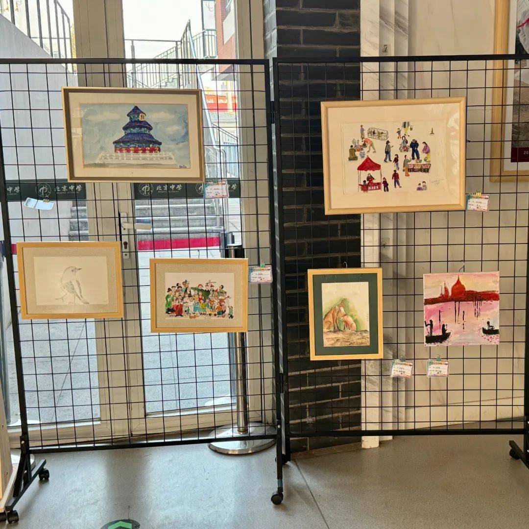 北京中学小学部开展"我们有画说"学生个人画展活动