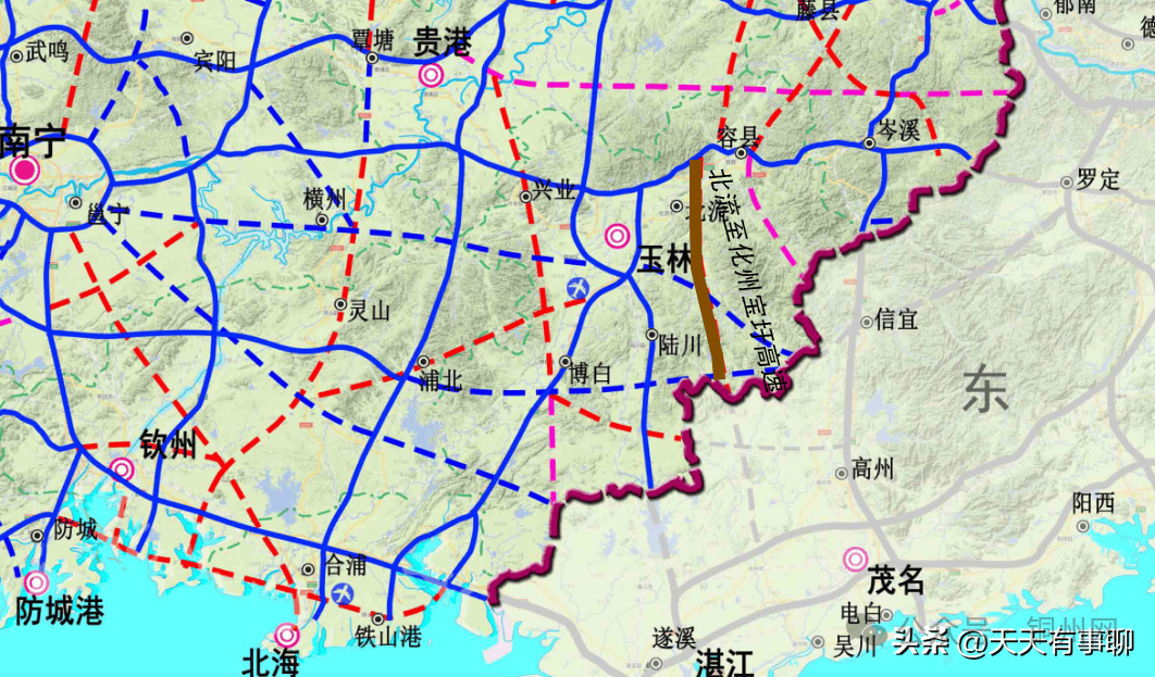 北流公路规划建设图片