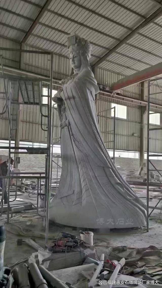石雕妈祖像：千年信仰的文化传承（多图欣赏）_艺术_海洋_历史