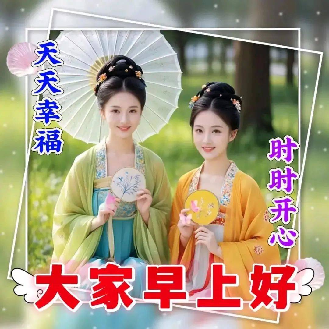 今日最新美女早上好表情包大全,简单问候天天说,愿你11月快乐每一天!