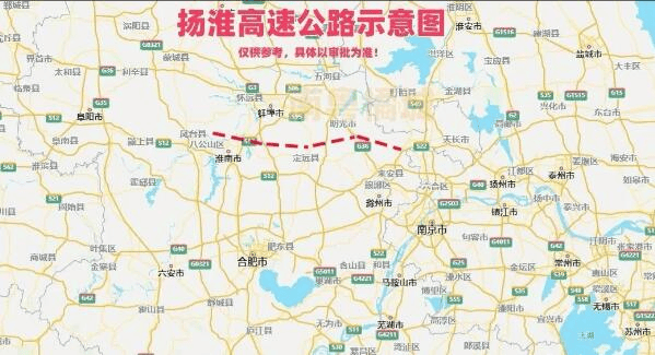 江苏滨淮高速具体线路图片